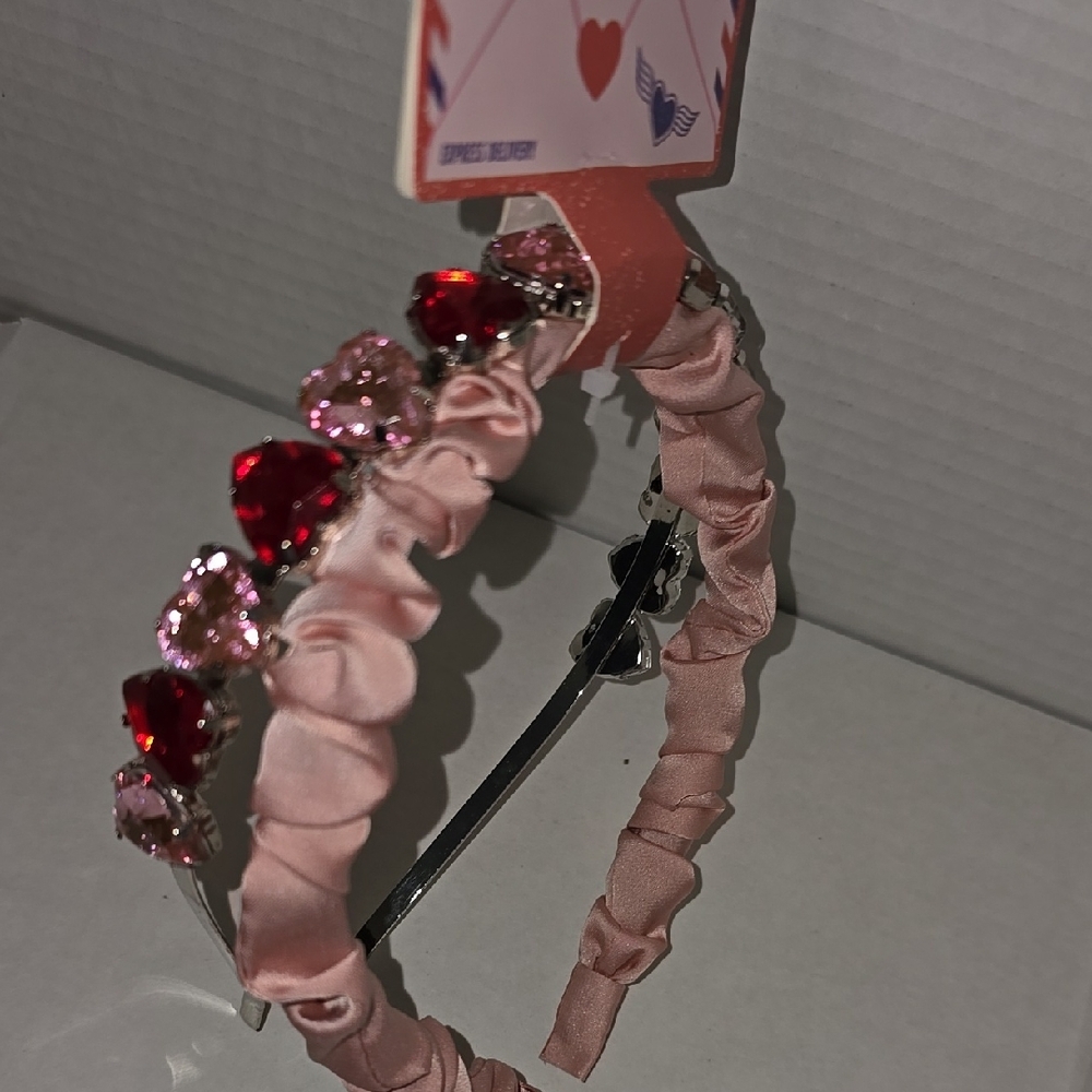 2 Pink and Red Floral Headbands